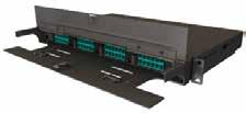 FEATURES AND SPECIFICATIONS Features and Benefits The is a configurable rack mount unit for storing and terminating incoming fibre cable.