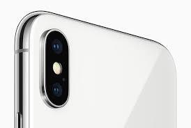 iphone X Cameras 12Mega Pixel (MP) wide-angle and telephoto cameras Wide-angle: ƒ/1.8 aperture Telephoto: ƒ/2.