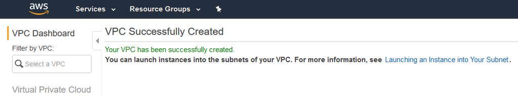 4. Accept the default IPv4 CIDR block for the VPC and Private Subnet, or change the IP Scheme if you prefer, provide a VPC name, select whether or not to enable DNS hostnames (enables an