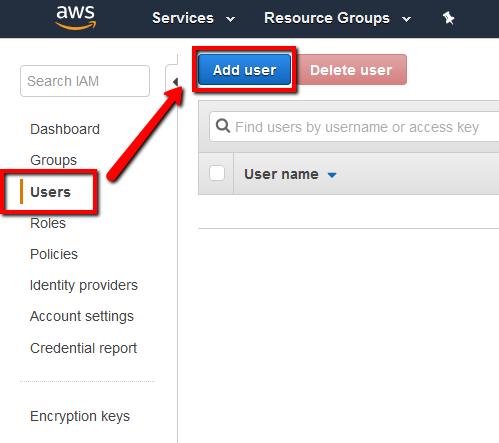 2. Click on Users and then click Add User AWS User Requirements Access to AWS Permission to use both S3 and EC2 AWS Access key ID AWS secret access key Importing data from S3 to EC2 This means that