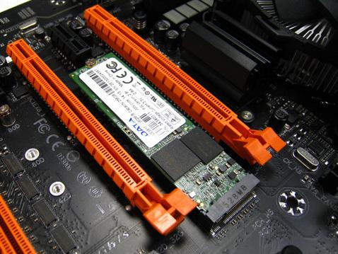 2 SSD down and then secure it with the screw. Step 4: The installation is completed, as shown in the picture above.