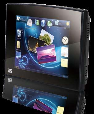 Touchscreen The AFL-F08A zero-bezel design covers the entire front