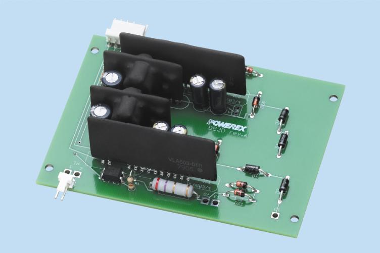 Application NOTES: First Release: May, 2008 BG2D Solderless Connection Gate Drive Prototype Board Description: The BG2D is a two channel gate drive circuit for that the dual NX series modules pins