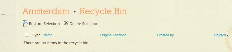 After checking the recycle bin, we do find the files have been permanently removed and can t be recovered through the recycle bin.
