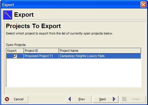 SitePlan program view Export the
