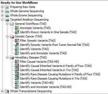 CHAPTER 7. TARGETED AMPLICON SEQUENCING (TAS) 158 Figure 7.1: The eleven workflows available for analyzing targeted amplicon sequencing data. 7.1 General Workflows (TAS) 7.1.1 Annotate Variants (TAS) Using a variant track ( ) (e.