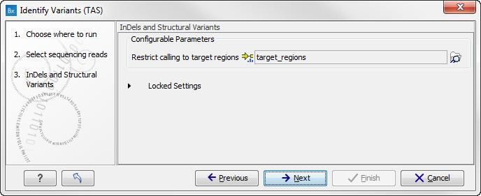 CHAPTER 7. TARGETED AMPLICON SEQUENCING (TAS) 178 Figure 7.31: Select the track with the targeted regions from your experiment. Figure 7.32: Select the track with the targeted regions from your experiment.