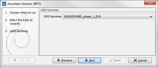 CHAPTER 8. WHOLE TRANSCRIPTOME SEQUENCING (WTS) 217 2. Click on the button labeled Next.