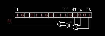 12. Snake Target Generator 12. Snake Target Generator A C E 1 A 16 bit Fibonacci LFSR.