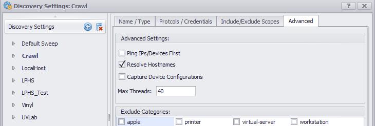Capturing Device Configurations UVexplorer provides the ability to capture and compare device configurations.