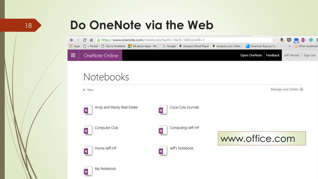 If you don t have access to your own computer, you can access your OneNote notes from the web using any computer.