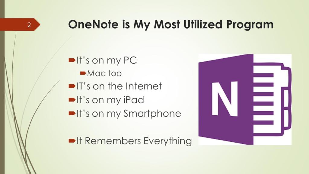 OneNote is my most relied upon app for jotting things down, for saving things for a long time, for planning events or activities.