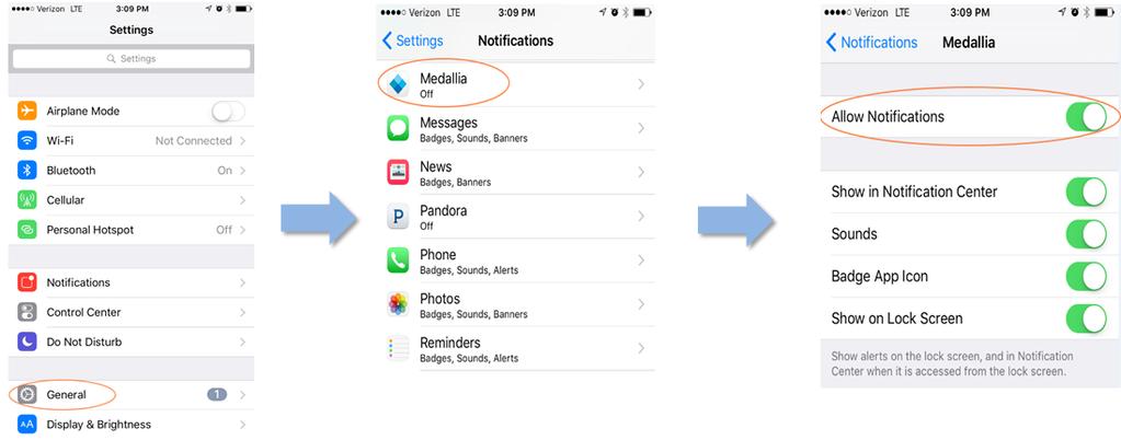 Enable Push Alerts / Notifications To enable Push Alerts, go to