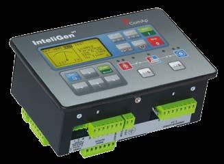 InteliGen NT general purpose HIGH-END gen set controller A built-in synchronizer and digital isochronous load sharer allow a total integrated solution f gen-sets in standby, island parallel mains