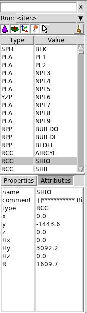 Listbox Properties / Attributes Properties: Displays the common WHAT s of the selected card REGION: Tips: If one REGION and Bodies are selected the REGION will stay visible Additionally one can