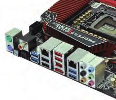 0 and six SATA3 ports, the Fatal1ty P67 Professional Series motherboard