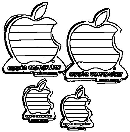 apple logo [7] and