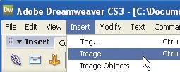 T-34 Tutorial 2 Introduction to Dreamweaver CS3 Working with Images and Dreamweaver Let s continue to work with Dreamweaver and build the home page for the MooseWood Cabins site.