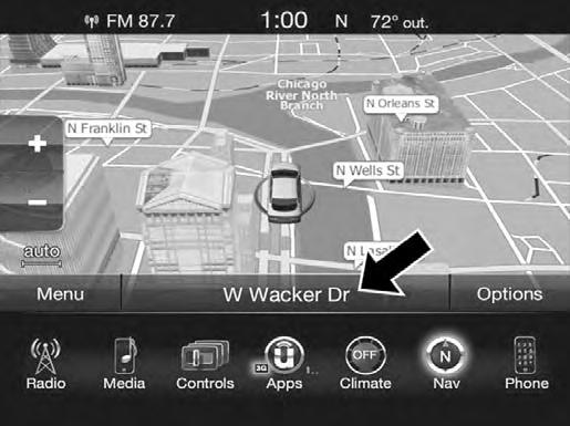 86 NAVIGATION MODE IF EQUIPPED Repeat Press this button on the touchscreen to repeat the current voice prompt.