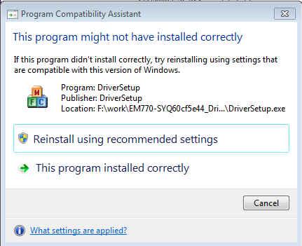 Download drivers to a Temp folder on your local PC. 2. From the Temp folder, select DriverSetup.