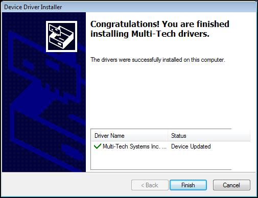 Chapter 2 USB CDC-ACM Driver Installation 7.