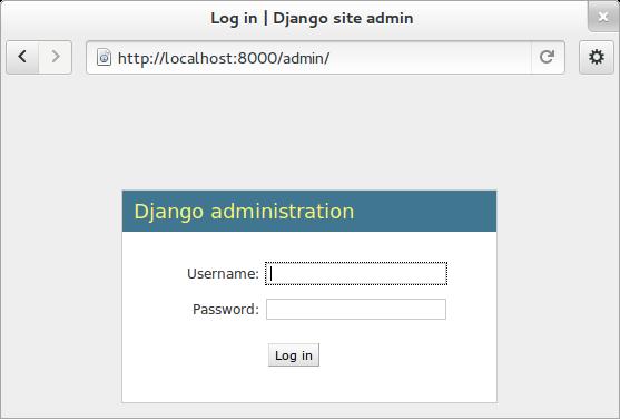 You should now be able to log in and have a look around. You should see some predefined classes from Django like User and Group, but Admin can also take care of your Food model.