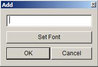 The overlaid text will also be saved in the recorded images. 1. Select the Enable option. Figure 4-10 2. Click any place on the image. This dialog box appears. Figure 4-11 3.