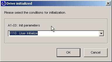 Initializing the Drive Returns all settings to their original default values.