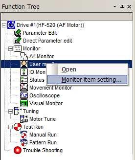 Add or remove a Monitor Address SDWP001 lets you add a MEMOBUS/Modbus address to the monitor