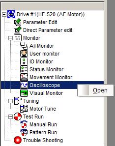 4.4.6 Oscilloscope The oscilloscope function lets the user view and measure changes to various