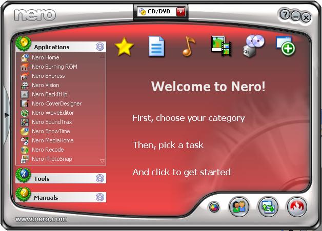 Starting Nero BackItUp 3 Starting Nero BackItUp 3.1 Starting Nero BackItUp via StartSmart To start Nero BackItUp via Nero StartSmart, proceed as follows: 1. Click on the Nero StartSmart icon.