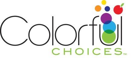 To register for the Colorful Choices Challenge you must complete TWO