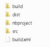 Open your Netbeans project 2. Delete the directories build, dist and nbproject and the file build.