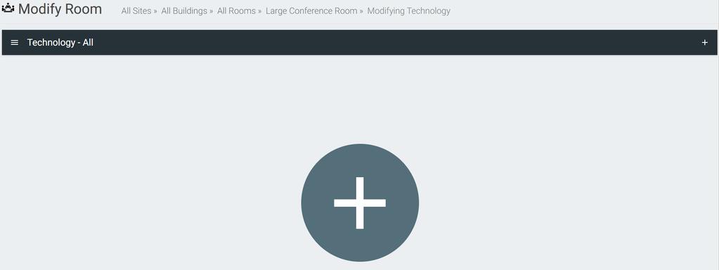 Room image drop down menu - Select between images to represent the room.