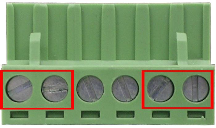 2. Tighten the wire-clamp screws for preventing the wires from loosing. 1 2 3 4 5 6 Power 1 Fault Power 2 - + - + Note The wire gauge for the terminal block should be in the range between 12 ~ 24 AWG.
