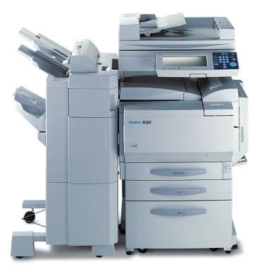 System Options KONICA 8020 Additional Paper Tray FT-331 RADF DF-332 Platen Cover CV-131 Finisher FS-135 4-Hole Puncher PK-131 Memory 256 MB Embedded Controller IP-711