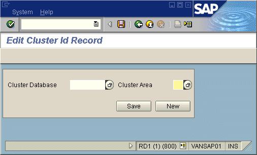Reporting with SAP Relational Data Sources 4 Reporting off Tables, Views, Clusters, and Functions 3. In the Cluster Database field, type the name of the table in which the ABAP data cluster is stored.