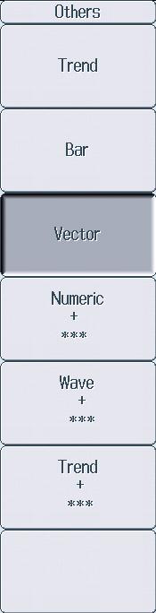 Chapter 12 Vector Display (Option) 12.1 Setting the Display Format This section explains the following settings for the vector display format.
