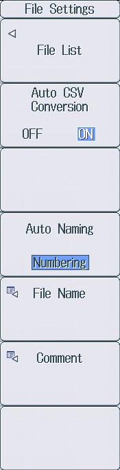 16.3 Configuring the Save Conditions of Stored Numeric Data This section explains the following settings for the save conditions of stored numeric data: Save destination Selecting whether to perform