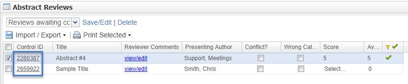 If configured, you can leave comments to the author and confidential comments to the committee.