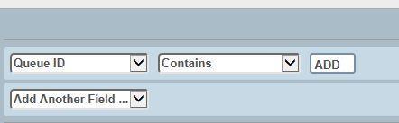 2. Choose the field you want to filter from the Add Another Field dropdown list. 3. Choose an operator from the Contains drop-down list.