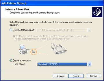 5. Select Local printer attached to this computer and click Next.