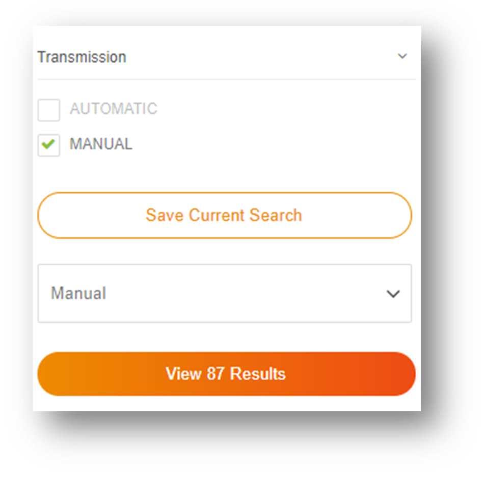 You will see saved search option in the drop down search