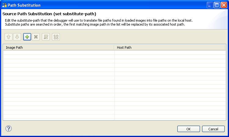 Controlling execution Figure 4-7 Path Substitution dialog box 2.