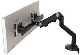 MONITOR ARMS M2 The articulating arm offers effortless height and depth adjustment and supports a