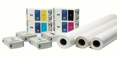 We purchase our large format paper from top of the line distributors. Their paper is extensively tested for quality and durability. Inks and toners are OEM (Original Equipment Manufacturer).