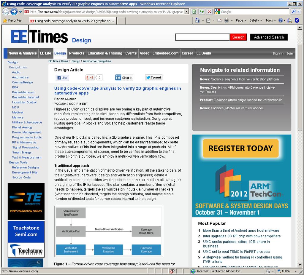 Fujitsu Article in EETimes http://www.eetimes.