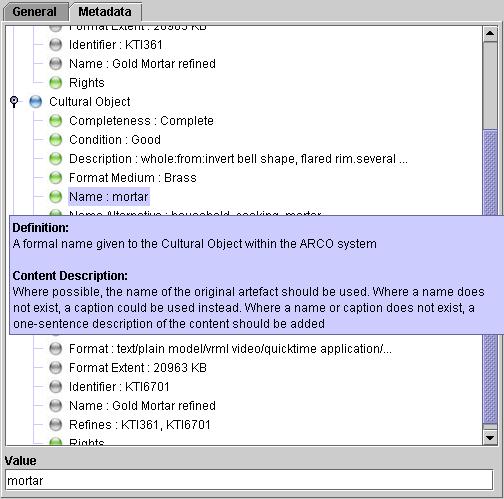 ARCO Metadata Editor: Content Guidelines Content guidelines or