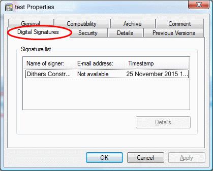 The details of the signer will be displayed. 1.5 Configure the CSoD service By default, code signing requests from developers must be approved by an MRAO, RAO or DRAO administrator.