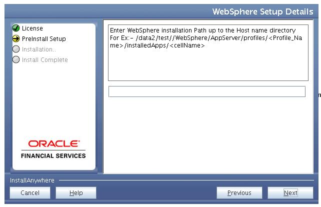 Chapter 4 Installing OFS GRC Pack 20. Select the required Web Application server type. The options are Tomcat, WebSphere, and WebLogic. 21. Click Next.